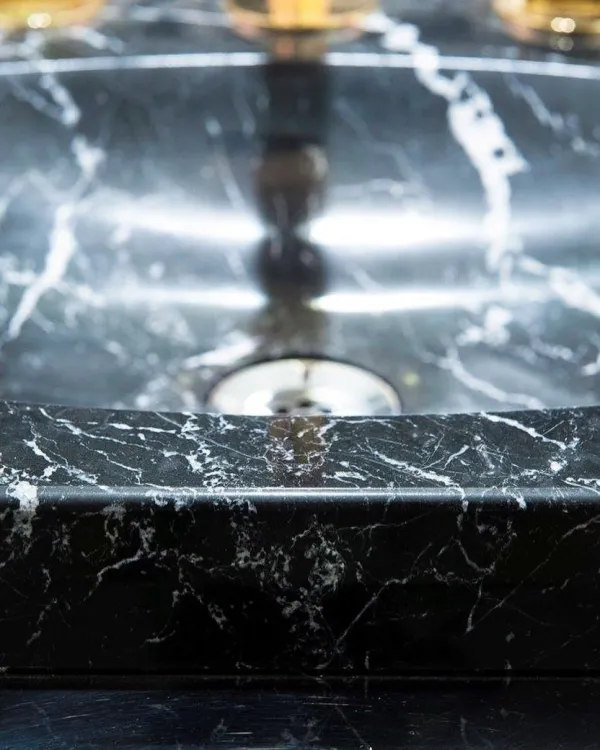vasque marbre nero marquina