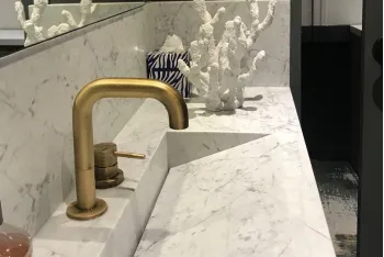 lave main marbre blanc de carrare